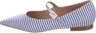 Malone Souliers Canvas Printed Mary Jane Flats