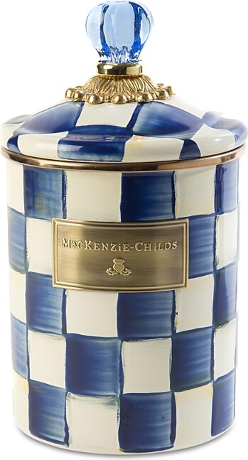 Mackenzie Childs MacKenzie-Childs Royal Check Canister - Medium