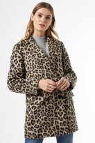 Thumbnail for your product : Dorothy Perkins Women's Brown Animal Print Blazer Coat - 18