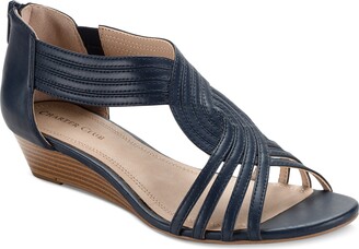 Charter Club Ginifur Wedge Sandals, Created for Macy's Women's Shoes -  ShopStyle