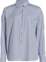 Mael Oversized Striped Shirt 