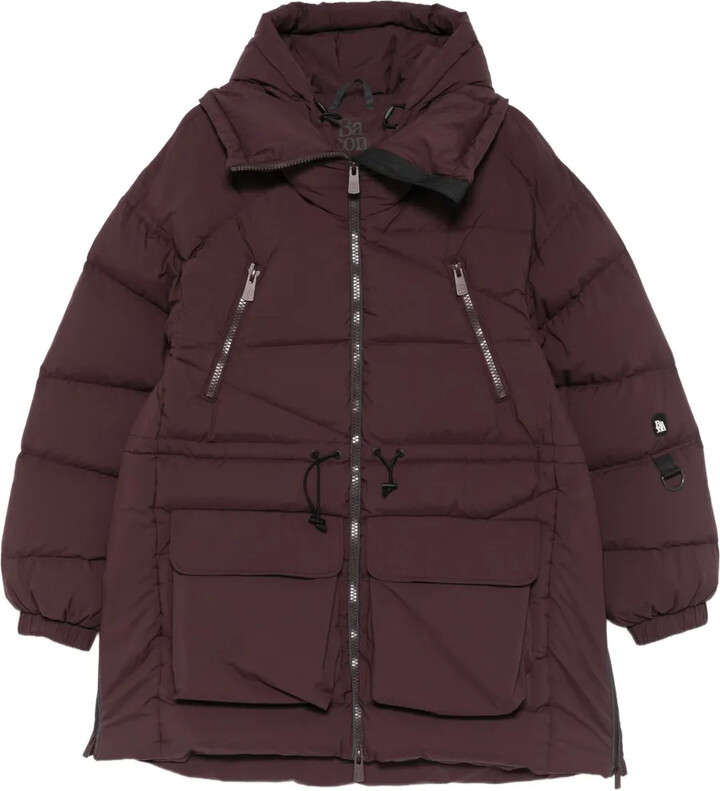 Bacon Zip-Fastening Parka Coat