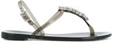 Thumbnail for your product : Casadei Gem Embellished Sandals