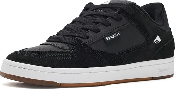 Emerica Mute Men's Shoes Black/White : 6.5 D - Medium, Leather