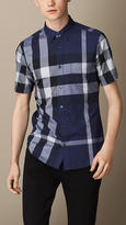 Thumbnail for your product : Burberry Giant Exploded Check Cotton Shirt