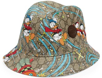 Gucci Disney x Donald Duck Supreme canvas bucket hat