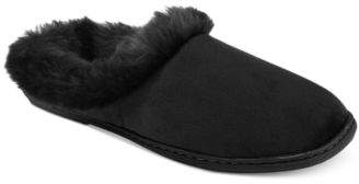 Charter Club Microvelour Clog Memory Foam Slippers, Created for Macy's
