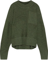 Thumbnail for your product : Iris & Ink Tait Textured-wool Sweater