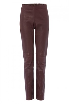 Joseph Leather Skinny Fit Trousers