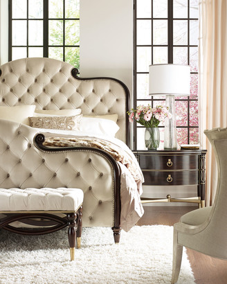 Caracole Everly Upholstered & Tufted California King Bed