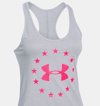 Under Armour Women's UA Charged Cotton® Tri-Blend Freedom Tank