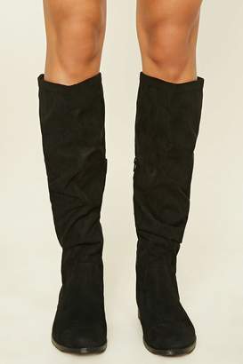Forever 21 Slouchy Faux Suede Boots
