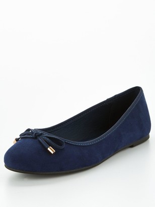 Navy Ballerina Shoes | Shop the world's largest collection of fashion |  ShopStyle UK