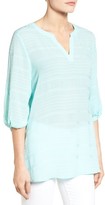 Thumbnail for your product : Chaus Women's Crinkle Split Neck Top