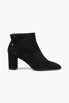 Thumbnail for your product : Stuart Weitzman Gardiner Lace-up Suede Ankle Boots