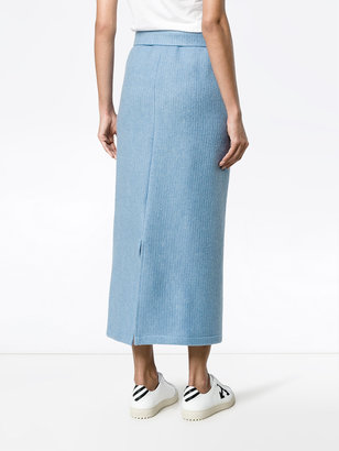 Jour/Né long belted knit maxi skirt