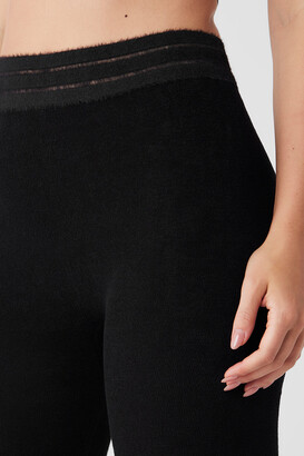 Alo Yoga  Seamless Luxe Terry High-Waist Cuddle Legging in Black