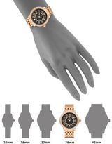 Thumbnail for your product : Michele Serein 16 Diamond & Rose Goldtone Stainless Steel Bracelet Watch