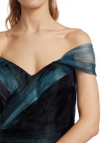 Thumbnail for your product : Rene Ruiz Collection Off-The-Shoulder Organza Gown