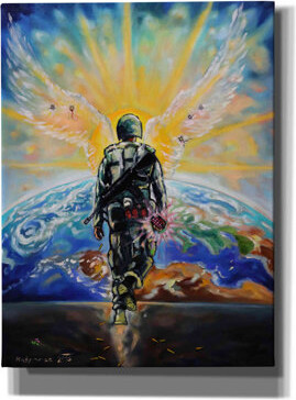 Trinx 'Love Grenade' By Jan Kasparec, Canvas Wall Art