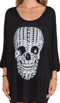 Thumbnail for your product : Lauren Moshi Milly No Color Pill Skull Oversized Dress