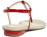 Thumbnail for your product : Brooks Brothers Patent Kidskin T-Strap Sandal