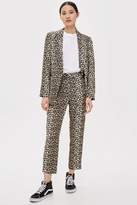 Thumbnail for your product : Topshop Womens Brown Leopard Suit Trousers - Brown