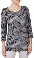 Thumbnail for your product : Haggar Petite Cross-knit Tunic