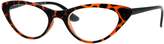 Thumbnail for your product : Cat Eye SA106 Womens Retro Design Narrow Plastic Reading Glasses +1.5