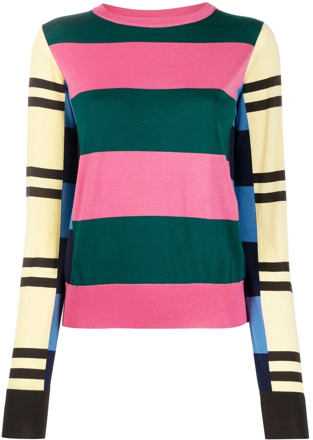 colville Striped ColourBlock Jumper ShopStyle Sweaters