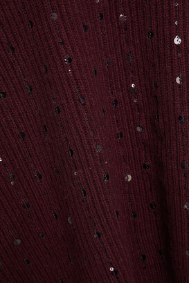 Brunello Cucinelli Embellished ribbed cashmere sweater