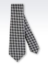 Thumbnail for your product : Giorgio Armani Checked Wool And Silk Tie