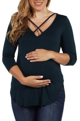 24/7 Comfort Apparel Vivian Maternity Top -- Available in Plus Sizes