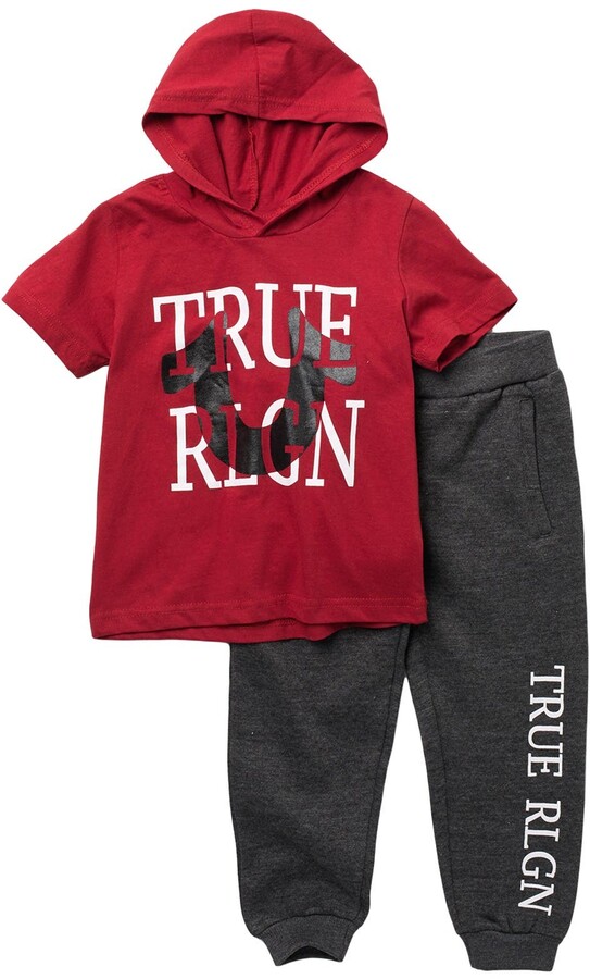 true religion buddha hoodie & sweatpants set baby boys