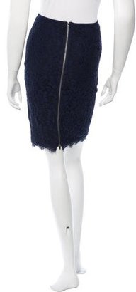 Diane von Furstenberg Lace Mini Skirt