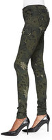 Thumbnail for your product : Joe's Jeans Rollin' Camo/Floral-Print Zipper Leggings