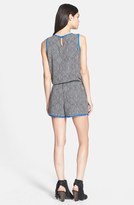 Thumbnail for your product : Collective Concepts Contrast Trim Print Romper