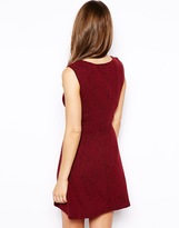 Thumbnail for your product : AX Paris Textured Shift Dress with Zips
