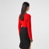 Thumbnail for your product : Burberry Icon Stripe Trim Cashmere Sweater