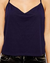 Thumbnail for your product : ASOS Cropped Cami Top with V Neck