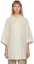 Thumbnail for your product : Lemaire Beige Wool Maxi Shirt