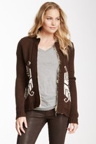 Thumbnail for your product : Willow & Clay Faux Fur Trim Cardigan