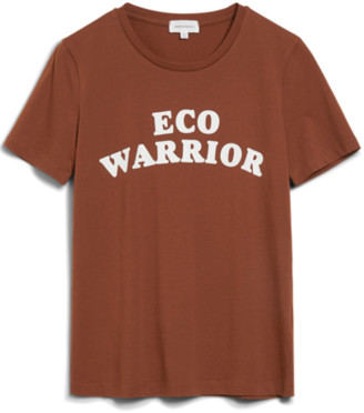 Armedangels Organic Cotton Eco Warrior T-Shirt in Cacao Brown - XL