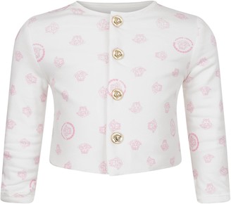 Versace Baby Girls Pink Medusa Padded Jacket