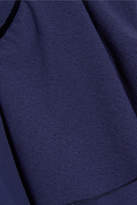 Thumbnail for your product : Lisa Marie Fernandez Imaan Ruffled Stretch-crepe Bikini - Blue