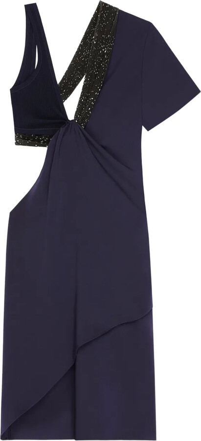Courreges Asymmetrical Twist Dress