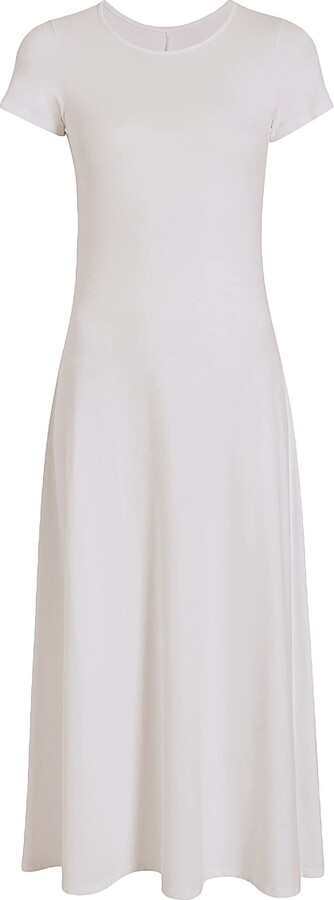 ANOTHER TOMORROW Women's Fitted Tee Dress - Black - Size XS