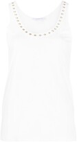 Thumbnail for your product : Patrizia Pepe Eyelet Studded Vest Top