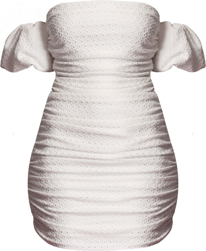 Nur Karaata White Bernadette Dress