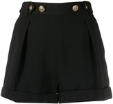 Thumbnail for your product : Philosophy di Lorenzo Serafini Button Embellished Turn-Up Cuff Shorts